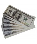 Фалшива пачка от банкноти по 100$ за партита