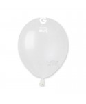 Балони металик в бял цвят AM50 - 10бр