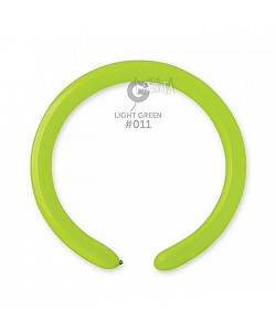 Моделиращи балони светлозелен цвят - 5бр