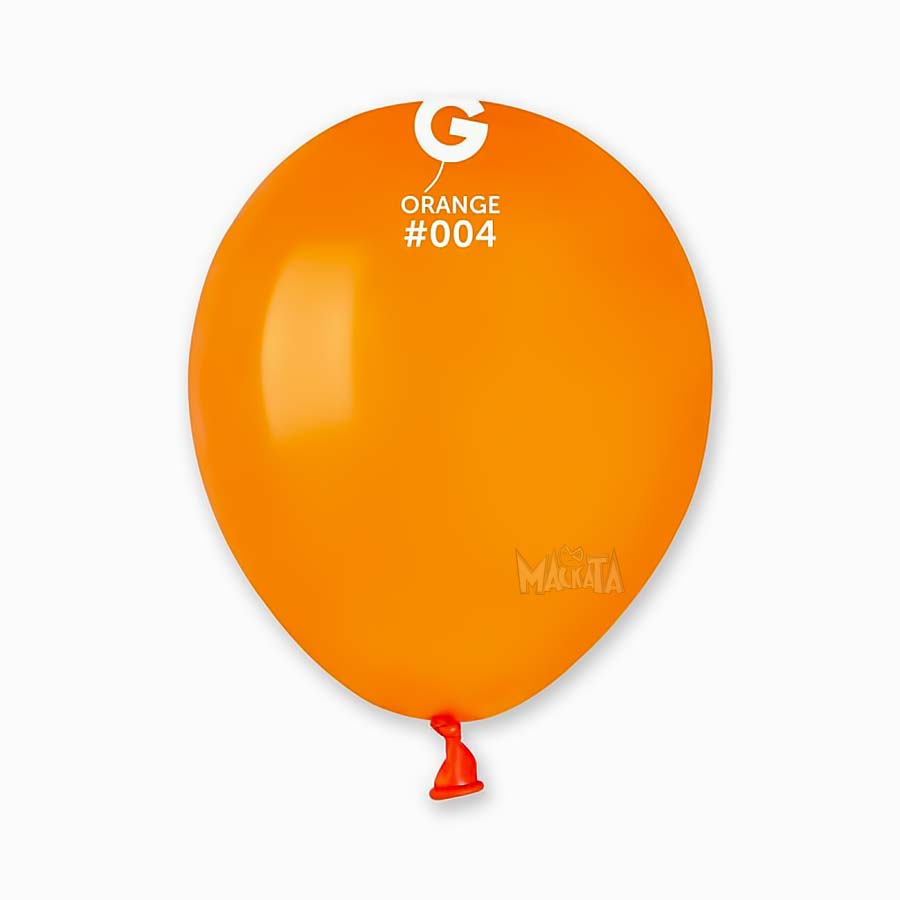 Пастелни балони в оранжев цвят А50 - 10бр