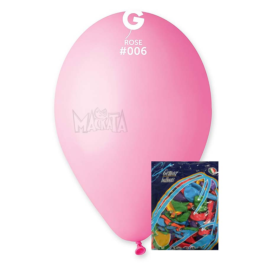 Пакет балони в розов цвят G110 100бр