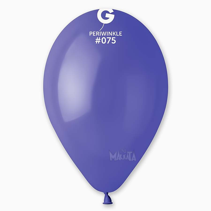 Пастелни балони в цвят перуника G110 - 5бр