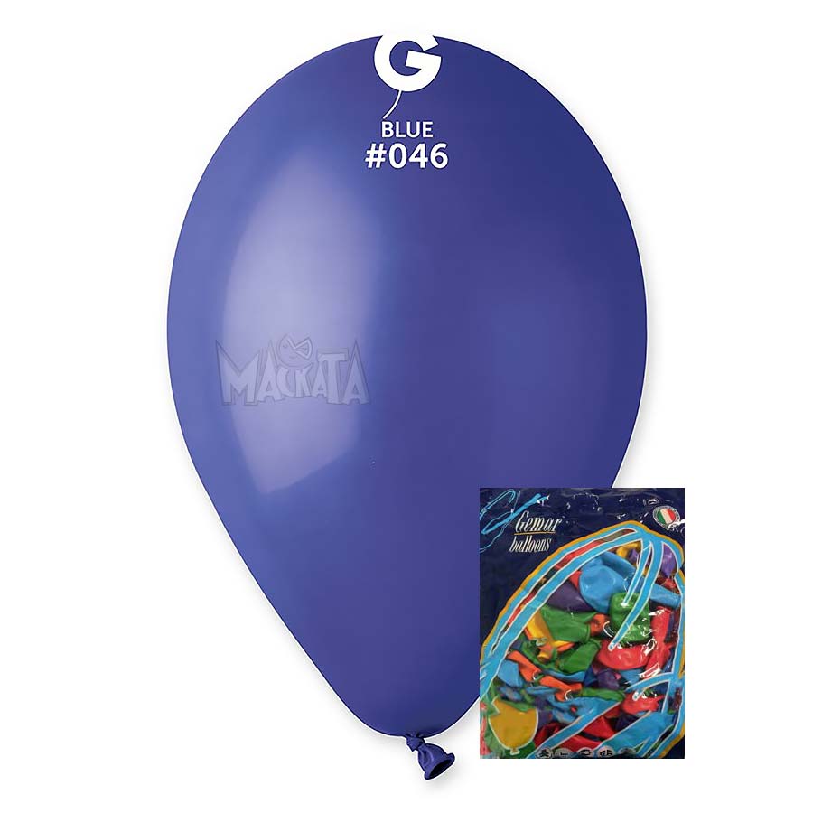 Пакет балони в тъмносин цвят G110 100бр