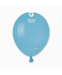 Пастелни балони в бебешко син цвят А50 - 10бр