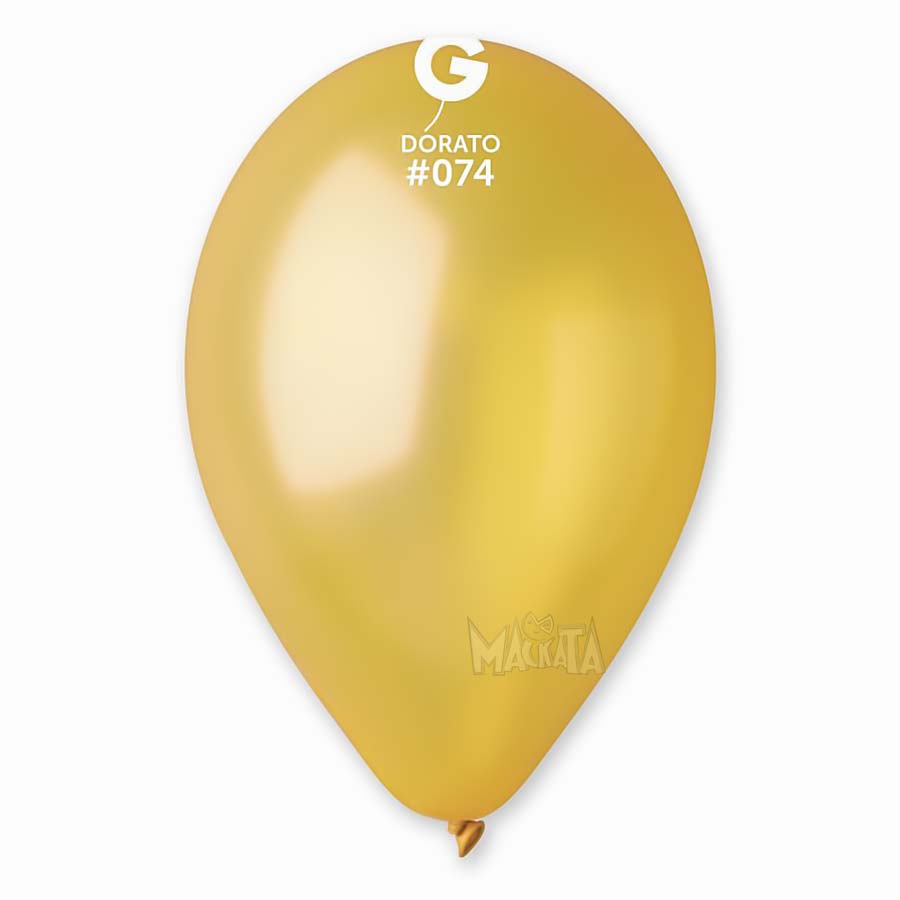 Балони металик в цвят старо злато GM90 5бр
