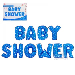 Фолиеви балони - Надпис Baby shower за момче