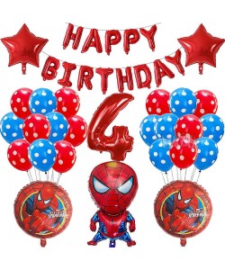 Парти сет от балони със Спайдърмен Happy Birthday - 39бр