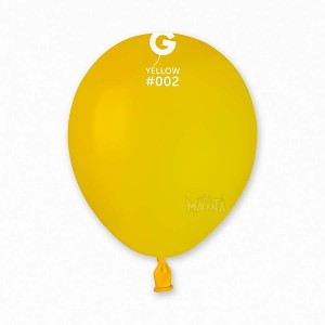 Пастелни балони в жълт цвят А50 - 10бр