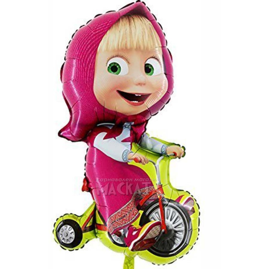 Фолиев балон - Маша на колело