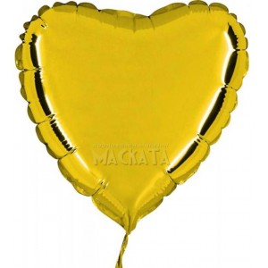 Фолиев балон - Голямо златно сърце 