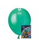 Пакет балони металик в тъмнозелен цвят AM50 100бр