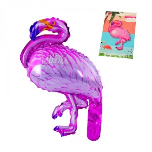 Фолиев балон - Малко розово фламинго