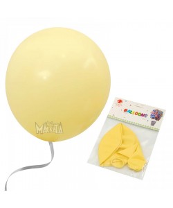Пакет балони Макарон - Джъмбо в жълт цвят
