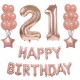Парти сет от балони Happy Birthday лукс - 37бр