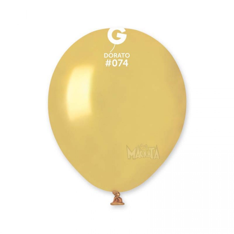 Балони металик в цвят старо злато AM50 - 10бр