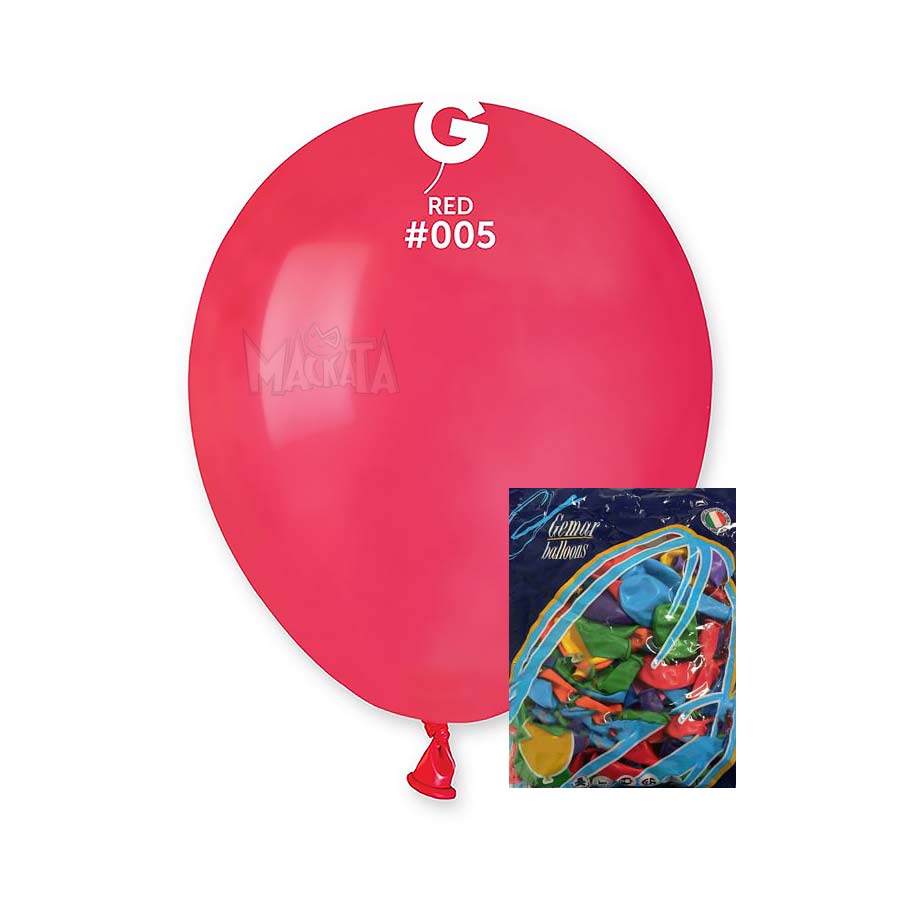 Пакет балони в светло червен цвят А50 100бр