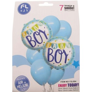 Парти сет от балони - It`s a Boy 7бр