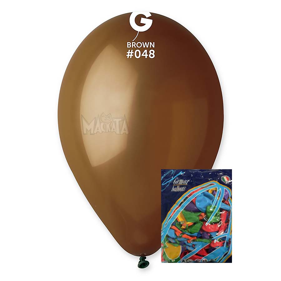 Пакет балони в кафяв цвят G110 100бр