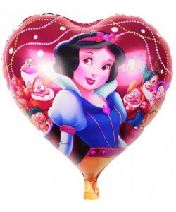Фолиев балон сърце - Снежанка