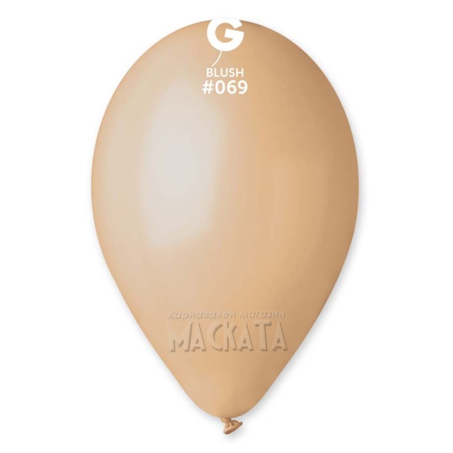 Пастелни балони в бежов цвят G110 - 5бр