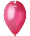 Балони металик в светло червен цвят GM90 5бр