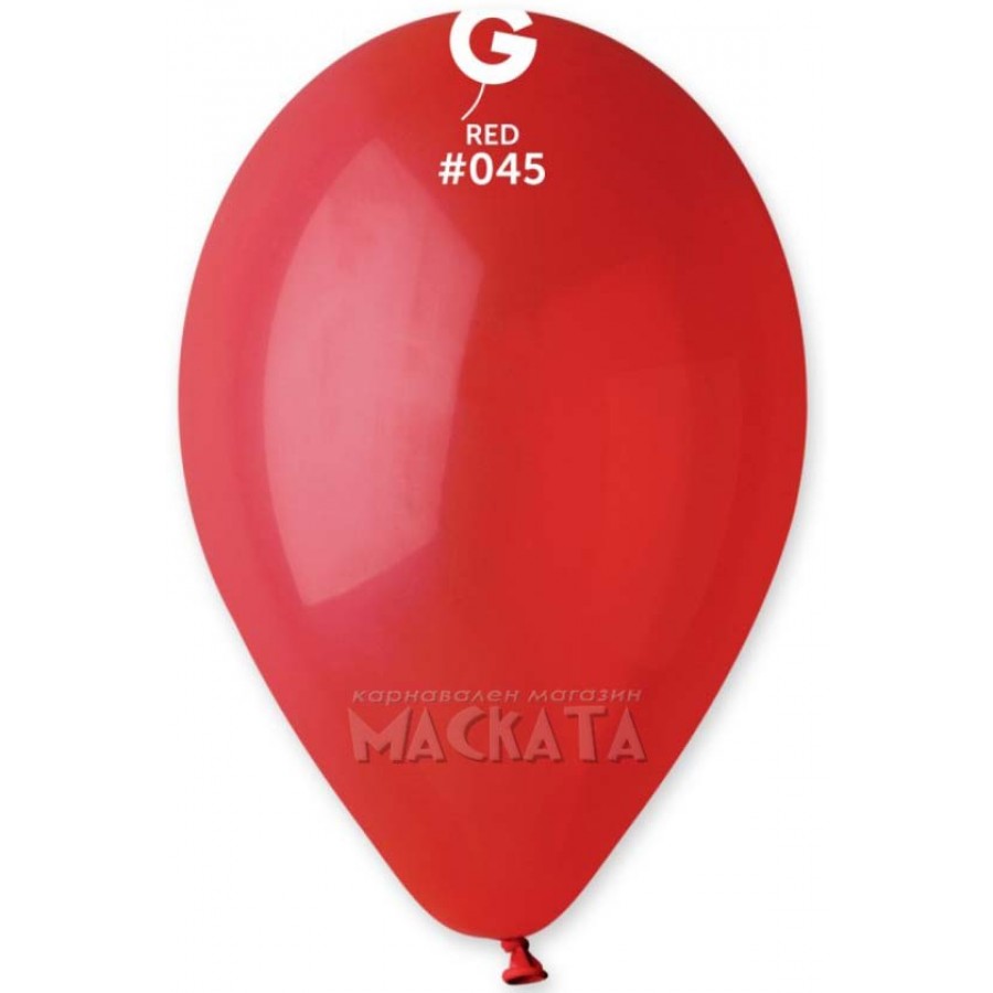 Пастелни балони в тъмночервен цвят G110 - 5бр