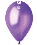 Балони металик в лилав цвят GM90 5бр