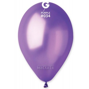 Балони металик в лилав цвят GM90 5бр