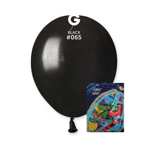 Пакет балони металик в черен цвят AM50 100бр