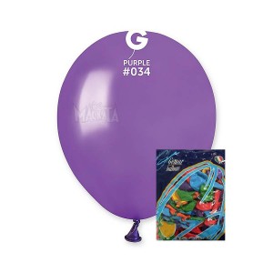 Пакет балони металик в тъмнолилав цвят AM50 100бр