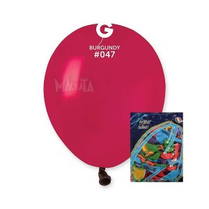 Пакет балони в цвят бургунди А50 100бр