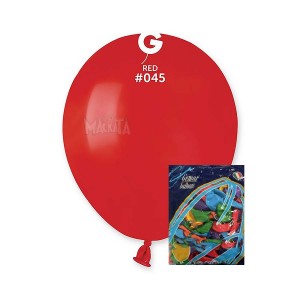Пакет балони в червен цвят А50 100бр.