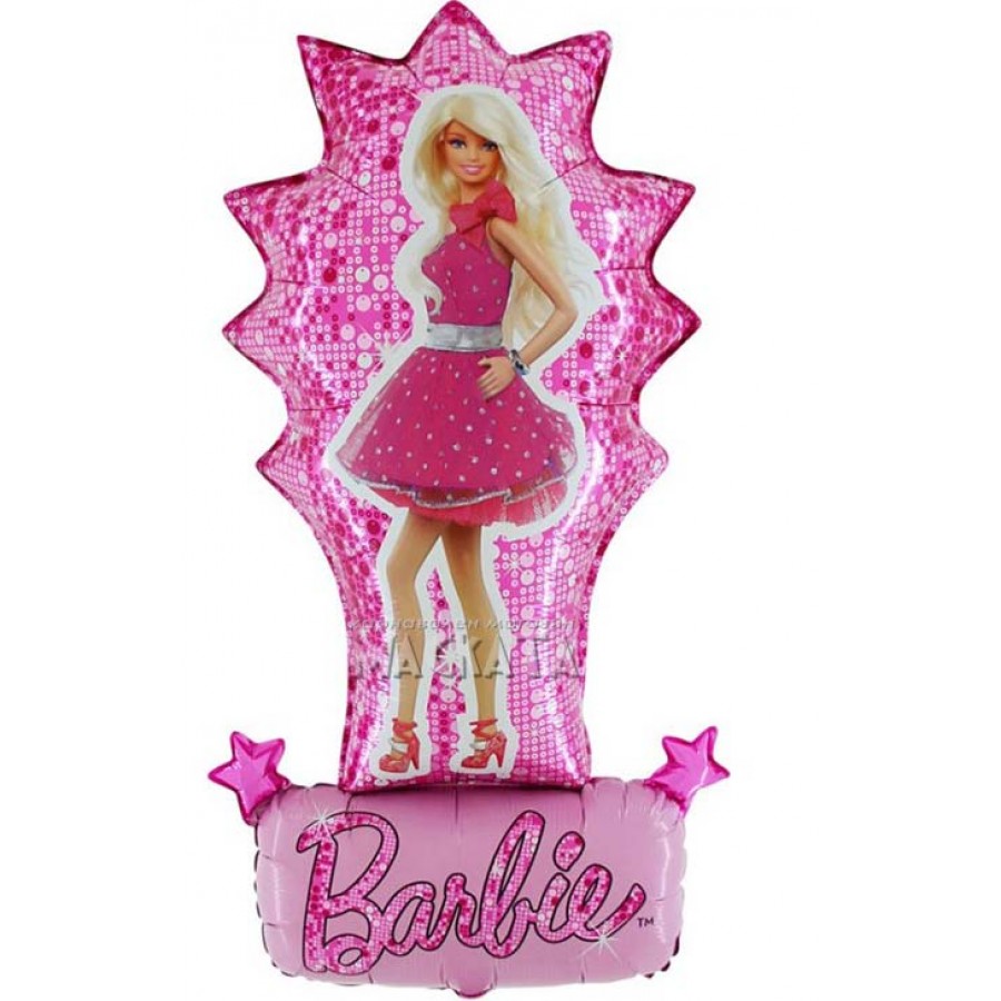 Фолиев балон - кукла Барби