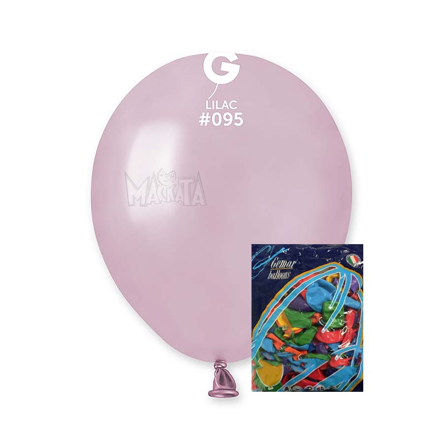 Пакет балони металик в цвят люляк AM50 100бр