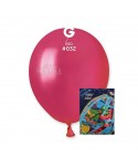 Пакет балони металик в светлочервен цвят AM50 100бр