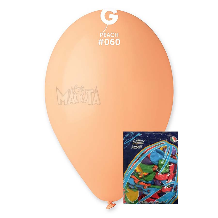 Пакет балони в цвят праскова G110 100бр