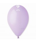 Пастелни балони в цвят люляк G110 - 5бр