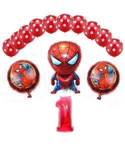 Парти сет от балони със Спайдърмен за рожден ден - 14бр