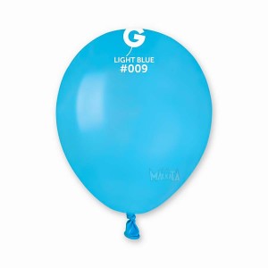 Пастелни балони в светлосин цвят А50 - 10бр
