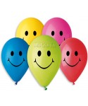 Балони с щампа - емотикони 5бр