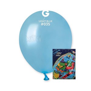 Пакет балони металик в светлосин цвят AM50 100бр