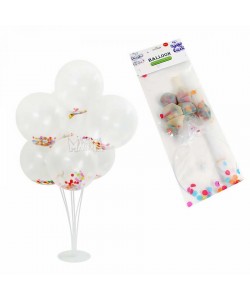Парти сет балони с конфети - 7бр