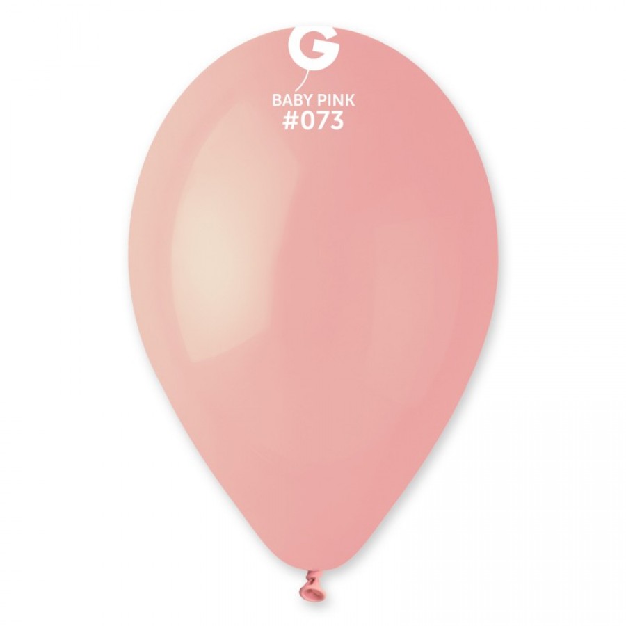 Пастелни балони в бебешко розов цвят G110 - 5бр