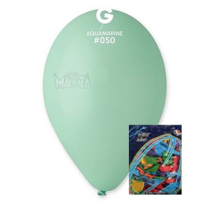 Пакет балони в цвят аквамарин G90 100бр