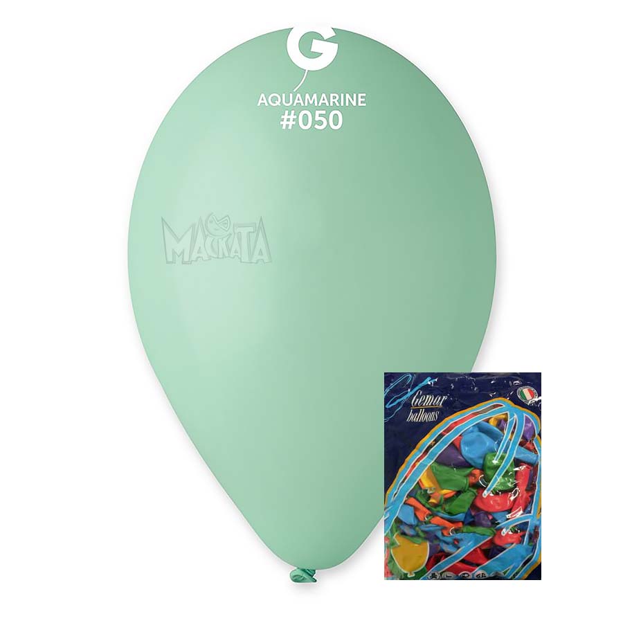 Пакет балони в цвят аквамарин G110 100бр