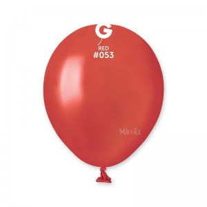Балони металик в червен цвят AM50 - 10бр