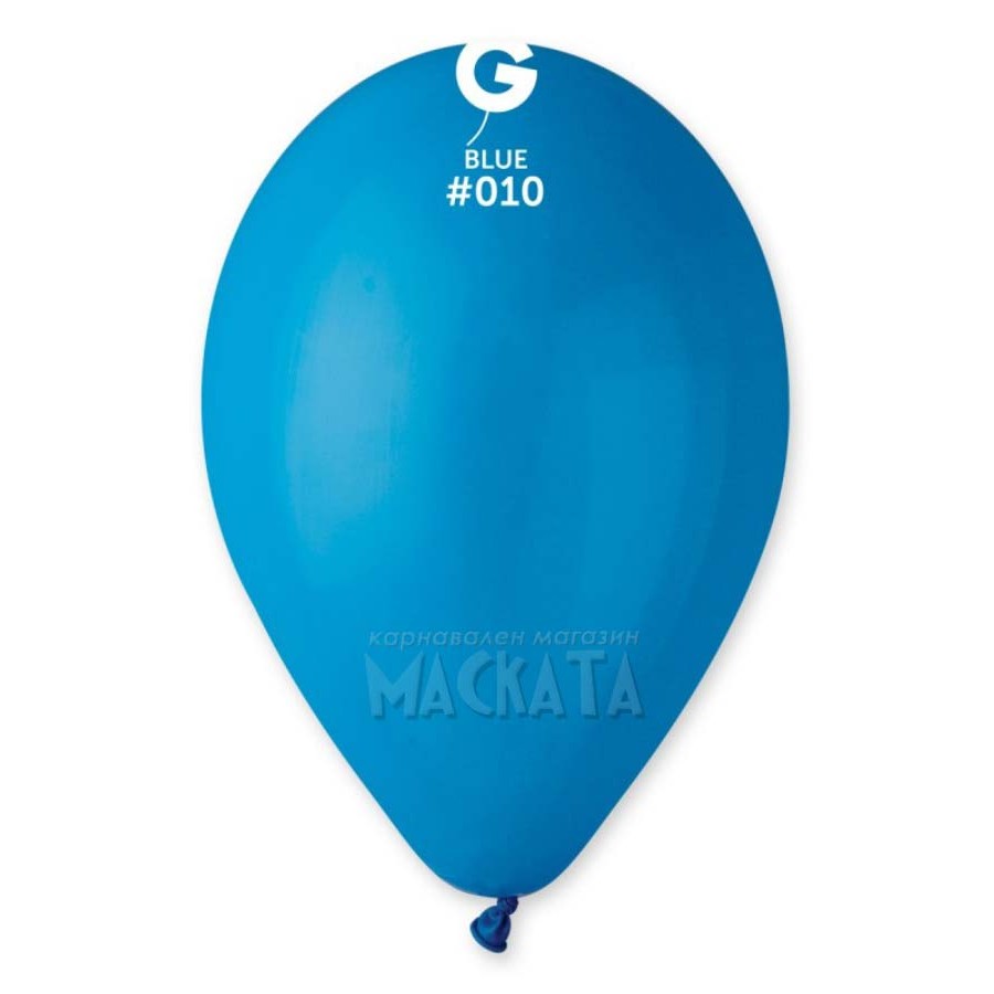Пастелни балони в син цвят G110 - 5бр