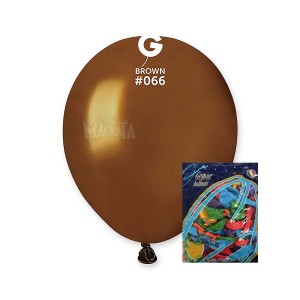 Пакет балони металик в кафяв цвят AM50 100бр