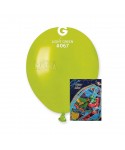 Пакет балони металик в светлозелен цвят AM50 100бр