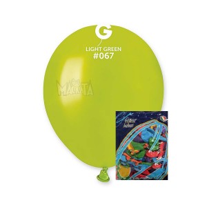 Пакет балони металик в светлозелен цвят AM50 100бр
